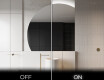 Poolringpeegel LED-valgustusega seinapeegel X221 #3