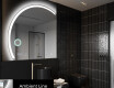 Poolringikujuline peegel LED-valgustusega X222 #2