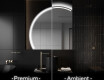 Poolringpeegel LED-valgustusega seinapeegel X223