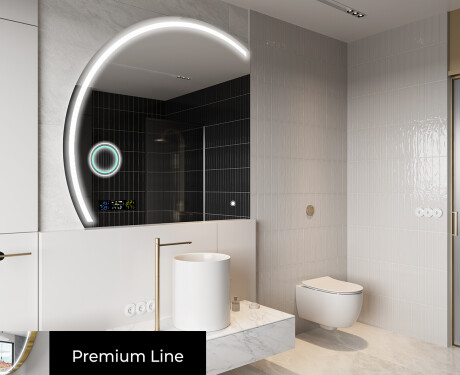 Poolringpeegel LED-valgustusega seinapeegel X223 #3