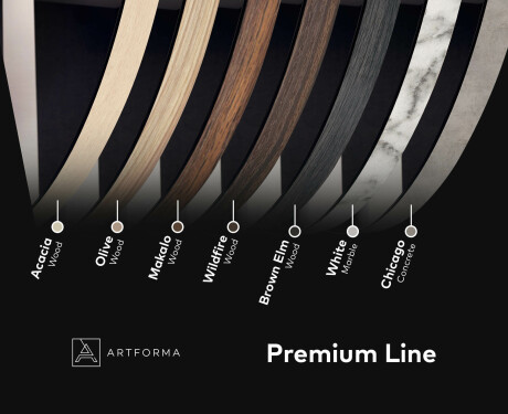 Ümmargune valgustitega ripppeegel L97 #4