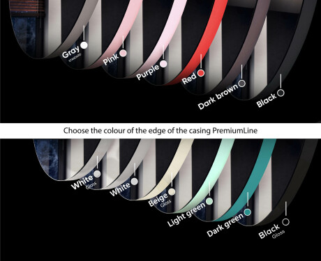 Ümmargune valgustitega ripppeegel L98 #3