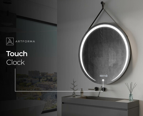 Ümmargune valgustitega ripppeegel L98 #9