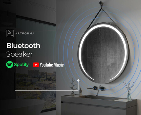 Ümmargune valgustitega ripppeegel L98 #11