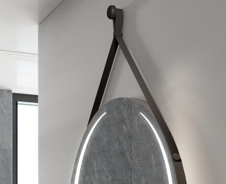 Ümmargune valgustitega ripppeegel L99 #2