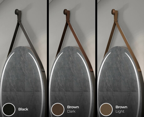 Ümmargune valgustitega ripppeegel L99 #7