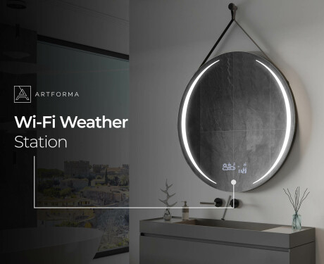 Ümmargune valgustitega ripppeegel L99 #8