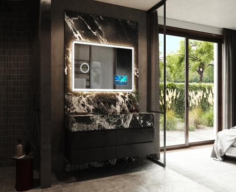 Disaineri taustavalgustusega LED-vannitoa peegel L146 #2