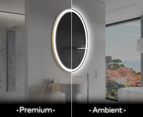 Taustavalgustusega LED-vannitoa peegel L227