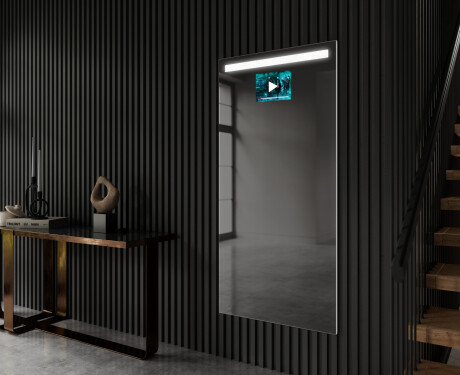 Täispikkuses koridori peegel taustavalgustusega LED L12