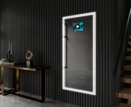 Pikk seinapeegel koridoris taustavalgustusega LED L57