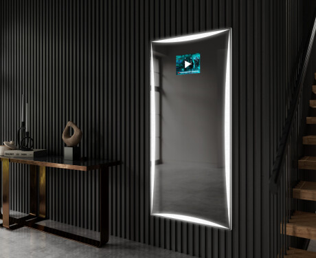 Pikk seinapeegel koridoris taustavalgustusega LED L77