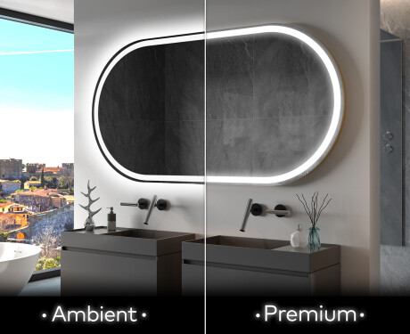 Taustavalgustusega LED-vannitoa peegel L230