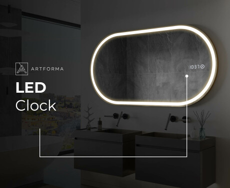 Taustavalgustusega LED-vannitoa peegel L230 #9