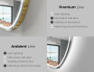 Taustavalgustusega LED-vannitoa peegel L231 #2