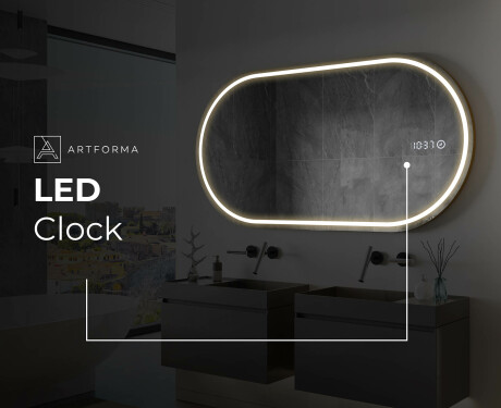 Taustavalgustusega LED-vannitoa peegel L231 #9