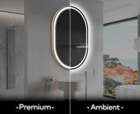 Taustavalgustusega LED-vannitoa peegel L231