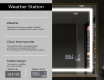 Ristkülikukujuline vannitoa peegel LED-valgusega FrameLine L15 #8