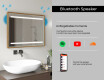 Ristkülikukujuline vannitoa peegel LED-valgusega FrameLine L23 #11