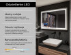 Ristkülikukujuline vannitoa peegel LED-valgusega FrameLine L49 #3