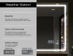 Ristkülikukujuline vannitoa peegel LED-valgusega FrameLine L49 #8