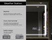 Ristkülikukujuline vannitoa peegel LED-valgusega FrameLine L61 #8