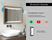 Ristkülikukujuline vannitoa peegel LED-valgusega FrameLine L75 #11