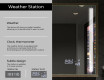Ristkülikukujuline vannitoa peegel LED-valgusega FrameLine L131 #8
