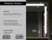 Ristkülikukujuline vannitoa peegel LED-valgusega FrameLine L134 #8