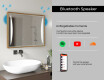 Ristkülikukujuline vannitoa peegel LED-valgusega raamigaLine L135 #11