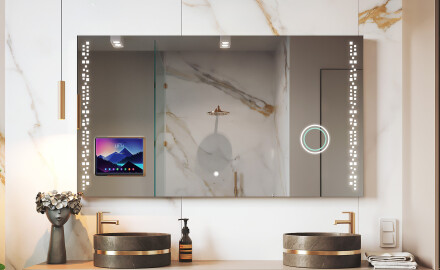 Moodne LED-peegel iPad Displine L38 raamiga