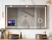 Nutikas LED-vannitoapeegel Displine Apple L61 raamiga