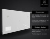 LED valgustatud peegel SMART Apple ekraaniga L01 #5