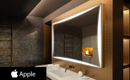 Vannitoa LED valgustatud peegel SMART L77 Apple