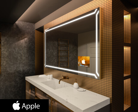 Vannitoa LED-valgustusega peegel SMART L129 Apple
