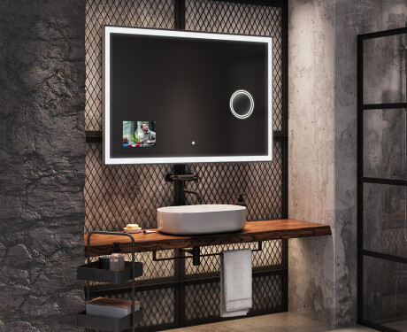 Vannitoa LED-valgustusega peegel SMART L129 Apple #3