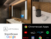 Nutikas valgustusega vannitoa peegel LED L02 Google Series #2