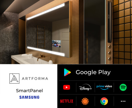 SMART valgustatud vannitoa peegel L47 Samsung SMART Illuminated Bathroom Mirror L47 #2