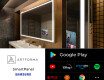 LED valgustatud peegel SMART SmartPaneliga L49 #2
