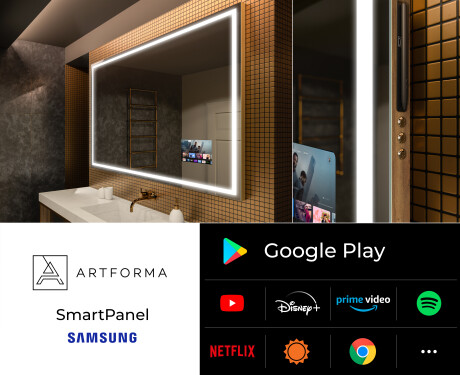 LED valgustatud peegel SMART SmartPaneliga L49 #2