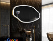 Ebaregulaarne maagiline peegel LED valgustatud O222 Google