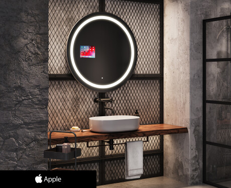 SMART ümmargune vannitoa LED peegel L33 Apple