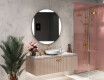 Ümmargune Magic Mirror LED valgustatud L116 Apple #4