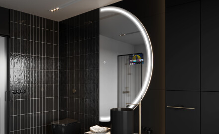 LED valgustatud poolringikujuline peegel SMART A223 Google A223 Google