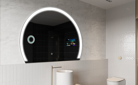 SMART poolringikujuline vannitoa peegel LED W222 Google