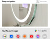 Ümmargune Magic Mirror LED valgustatud L33 Samsung Samsung #3