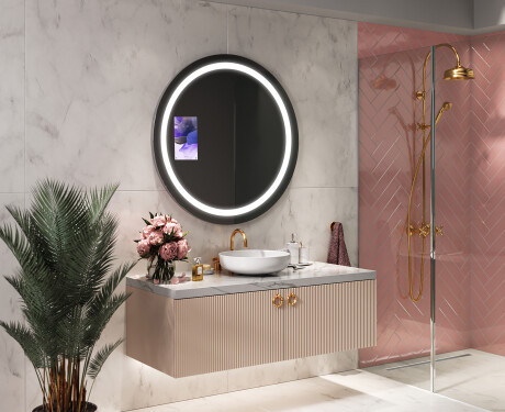 Ümmargune Magic Mirror LED valgustatud L33 Samsung Samsung #4