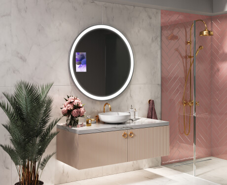 Ümmargune Magic Mirror LED valgustatud L76 Samsung Samsung #4