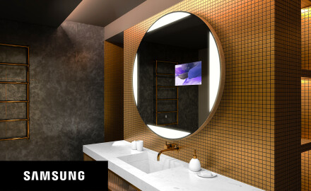 SMART ümmargune vannitoa peegel LED L116 Samsung SMART ümmargune vannitoa peegel LED L116 Samsung