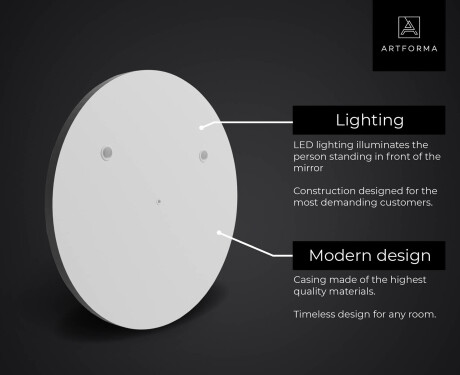 SMART ümmargune vannitoa peegel LED L156 Samsung #2